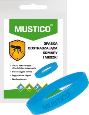 Mustico Opaska odstraszająca komary i meszki 1 szt.