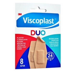 3M VISCOPLAST DUO zestaw plastrów 2 rozmiary 8szt.