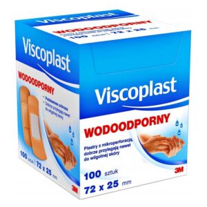 3M VISCOPLAST wodoodporny zestaw plastrów 72mm x 25mm 100szt.