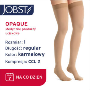 JOBST Pończochy Opaque, zamknięte palce, CCL2, Kolor karmelowy rozm. I