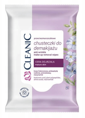 CLEANIC Chusteczki do demakijażu Cleanic Dla cery dojrzałej 10 szt.