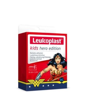 Leukoplast® kids, plaster z opatrunkiem, 6cm x 1m Hero Edition