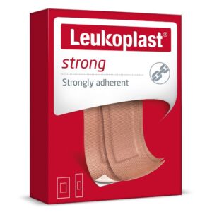 Leukoplast® strong, plastry z opatrunkiem, 12 szt. (22x72 mm), 8 szt. (38x63 mm)