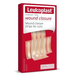 Leukoplast® Strip, sterylne paski do zamykania ran, 6 szt. (6x38 mm), 3 szt. (6x75 mm)