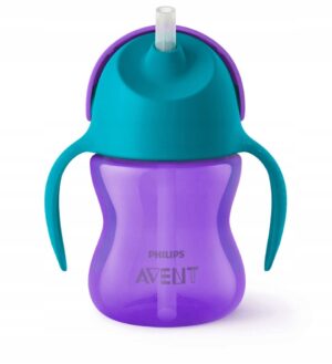 AVENT Kubek z giętką słomką 9m 200ml Girl (796/02)