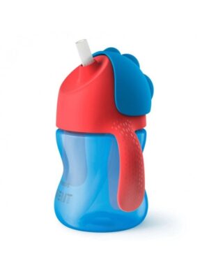 AVENT Kubek z giętką słomką 9m 200ml Boy (796/01)