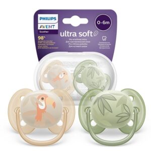 AVENT Smoczki do uspokajania ULTRA SOFT Neutral 0-6m 2szt