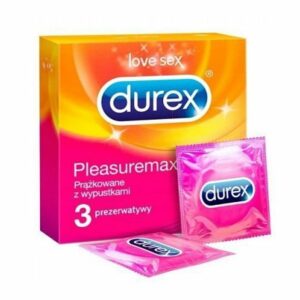 DUREX Prezerwatywa PLEASUREMAX 3 szt.
