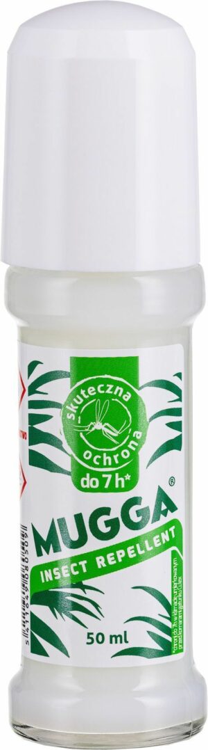 MUGGA Roll On 20% DEET na komary i kleszcze 50 ml