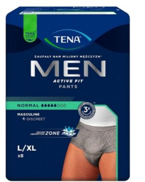 TENA PANTS MEN NORMAL GREY L/XL '8 (5 kropli) (772803)