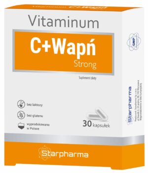 Starpharma VITAMINUM C+ Wapń Strong 30 kaps.