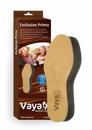 VAYA EXCLUSIVO PRIMO Pełne wkładki ortopedyczne na płaskostopie poprzeczne z haluksem 46