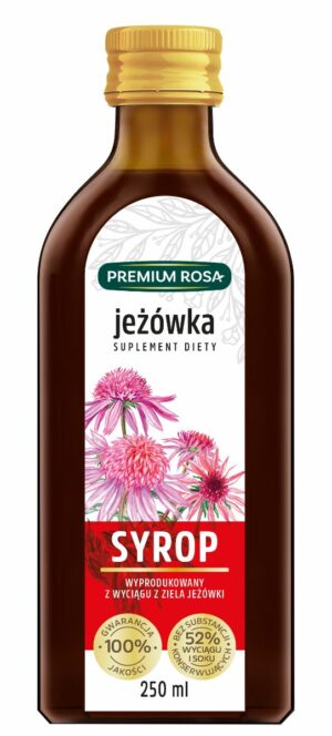 PREMIUM ROSA  Syrop suplement diety z Jeżówki  250ml