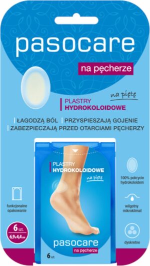 PASOCARE Plaster na pęcherze hydrokoloidowy 6szt.