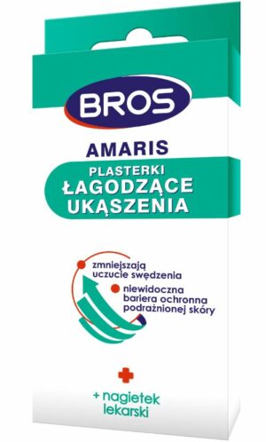 BROS - Amaris -plasterki łągodzące ukąszenia 20 szt