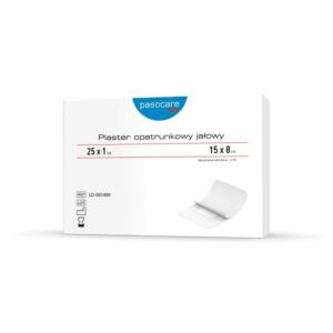 PASOCARE MED  Plaster OPATRUNKOWY JAŁOWY  15cm x 8cm  1szt
