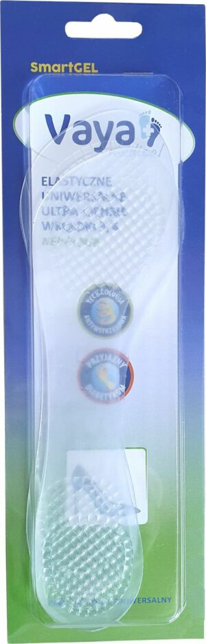 VAYA MEDICAL SmartGEL Elastyczne Uniwersalne Ultra Cienkie wkładki 3/4 Never Slip