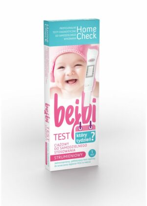 MILAPHARM test ciążowy BEJBI KTÓRY TYDZIEŃ? strumieniowy 1 szt