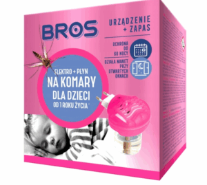 BROS - Elektro + Płyn na komary dla dzieci od 1 roku życia 60 nocy