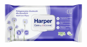 Chusteczki pielęgnacyjna do ciała Harper Care 60 szt