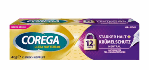 COREGA Krem do protez super mocny mocniejsze trzymanie + osłona naturalny smak 40g