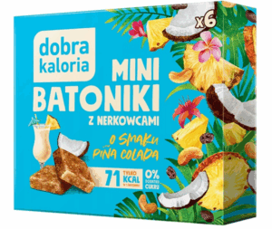 KUBARA Mini Batoniki z nerkowców o smaku Pina Colada 102g