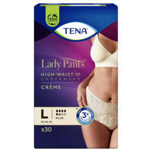 TENA Lady Pants Plus Creme L (95-130 cm), bielizna chłonna, 30 sztuk - NFZ