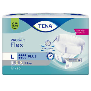 TENA Flex ProSkin Plus L, pieluchomajtki, 30 sztuk - NFZ