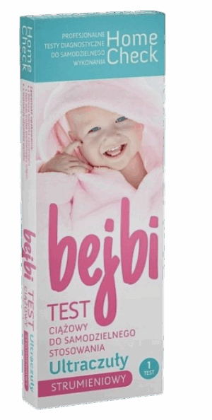 MILAPHARM test ciążowy BEJBI Ultraczuły strumieniowy 1 szt