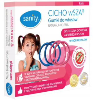 CICHO wSZA Gumki do włosów 4szt