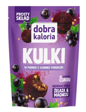 KUBARA Kulki w pudrze z czarnej porzeczki 65g
